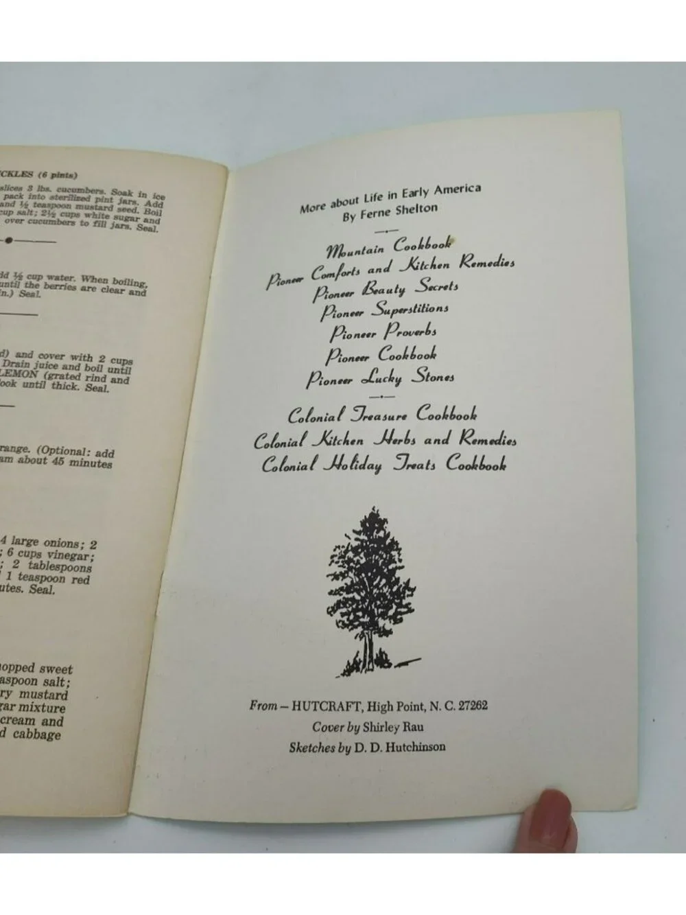 Vtg Southern Appalachian Mountain Cookbook Recipes From Blue Ridge & Smoky Mtns